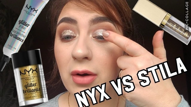 'NYX VS. STILA | GLITTER EYESHADOW | FIRST IMPRESSIONS'