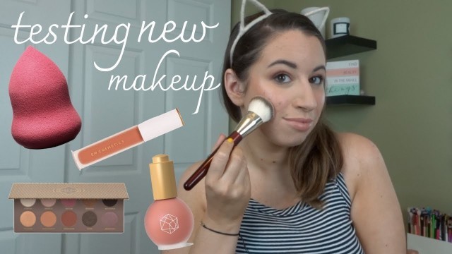 'TESTING NEW MAKEUP | BK BEAUTY, EM COSMETICS, ZOEVA'