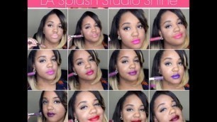 '♡ Lasplash Cosmetics Studioshine Lip Lustre Review + Lip swatches'