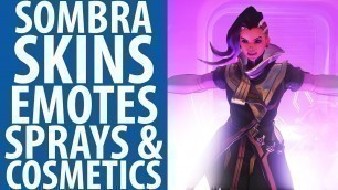 'Overwatch Sombra skins, emotes and all cosmetics'