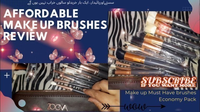 'Super Affordable Make up Brushes | Zoeva Professional Brush set Review'