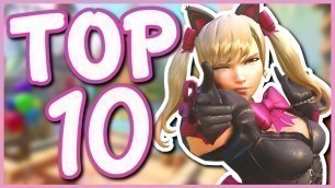 'Overwatch - TOP 10 BEST NEW SKINS (Cosmetic Update Skins)'