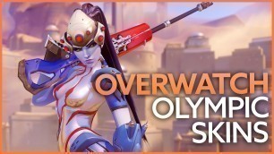 'Overwatch Olympic skins and cosmetics'