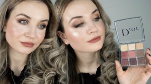 'Testing DIOR BACKSTAGE EYE PALETTE 004 & ZOEVA Brushes | First impression'