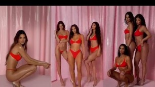 'Kim Kardashian, Kendall & Kylie Jenner Shooting for Skims Valentine\'s Day Collection'