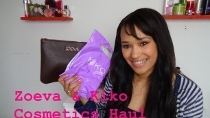 'Zoeva & Kiko Cosmetics Haul'