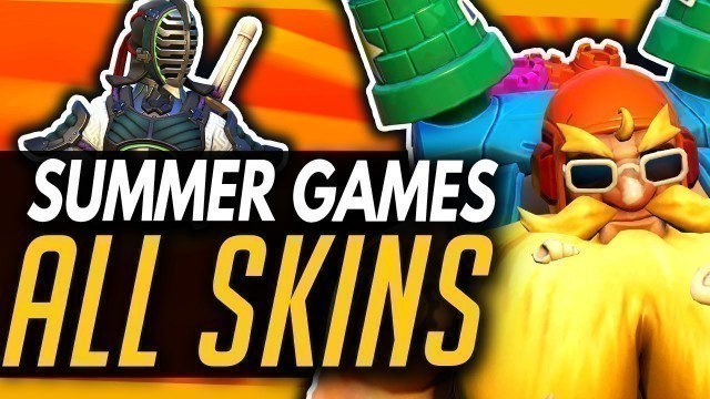 'Overwatch | All Skins & Cosmetics - Summer Games 2019'