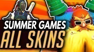 'Overwatch | All Skins & Cosmetics - Summer Games 2019'