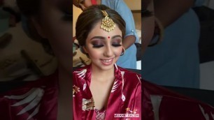 'Indian Bridal Makeover/ Hd Makeup Glitter Makeup/ Makeup Tutorial by Mua by Sakshi'