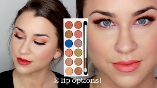 'EASY Matte Valentine\'s Day Makeup-Kylie ROYAL PEACH Palette | Beauty Banter'