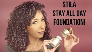 'STILA Stay All Day Foundation Review! Foundation Friday! | BiancaReneeToday'