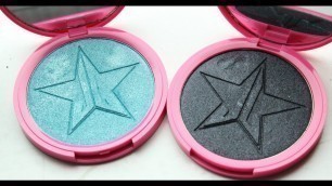 'ONYX ICE and DEEP FREEZE by Jeffree Star Cosmetics Skin Frost Review, Swatch and Uses'