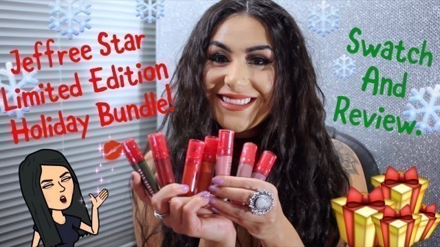 'Jeffree Star Cosmetics| Holiday Collection Swatch and Review!'