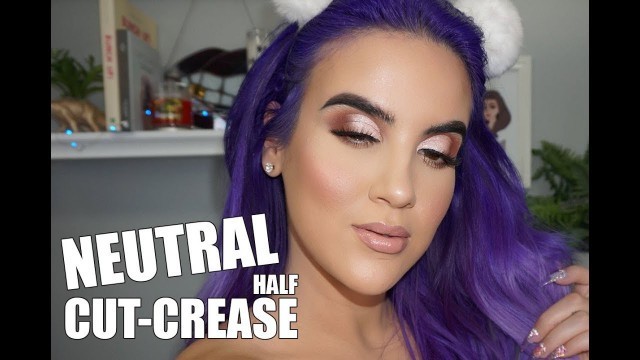 'Neutral Half Cut Crease Look | Nicole Guerriero'