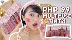 ₱99 MULTI-USE TINT?! | SULIT BA ANG SQUAD COSMETICS MOUSSE CREAM?! | MAE LAYUG