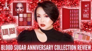 'BLOOD SUGAR ANNIVERSARY COLLECTION REVIEW | JEFFREE STAR COSMETICS'