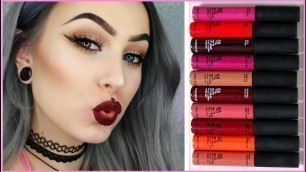 'Lip Swatch & Review - The Body Shop Matte Lip Liquid | Evelina Forsell'