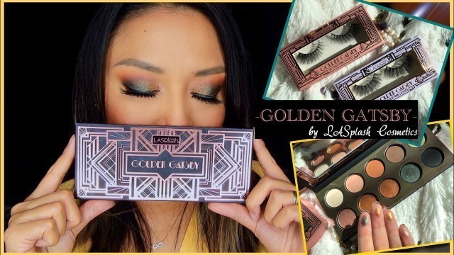 'Reseña: Paleta de sombras inspirada en Gatsby (Golden Gatsby by LASplash Cosmetics)  ♥ Anabel México'