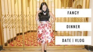 'FANCY DINNER DATE | ELCIE COSMETICS | VLOG | DITL'