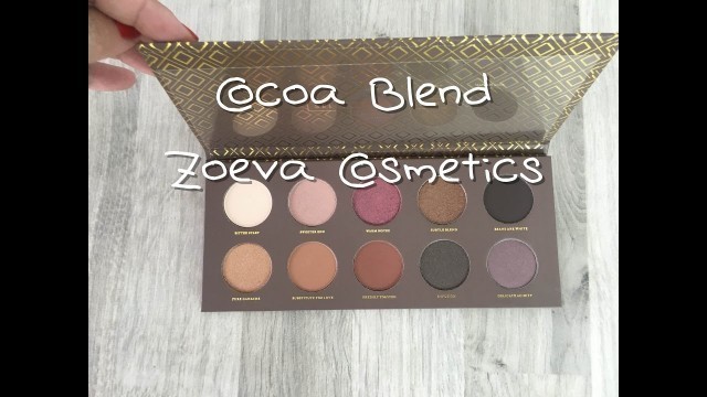 'Cocoa Blend   Zoeva Cosmetics'