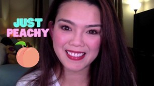 'My First Makeup Tutorial feat  Too Faced\'s Peaches and Cream Collection and other major brands!'