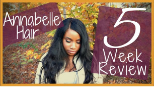 '5 Week Review | Annabelle Hair Review | Ali Express'