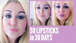 '30 Lipsticks in 30 Days | Part 6 NYX Napoleon Perdis Revlon'