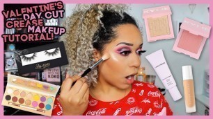 'A VERY #EXTRA VALENTINE\'S DAY CUT CREASE | Lunar Beauty, Kylie, Fenty, & More!'