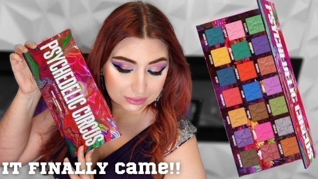 'Jeffree Star Cosmetics Psychedelic Circus Palette Review + I know Why Delivery Took SO LONG!!'