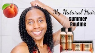 'Summer Routine for Natural Hair ft. MICHE BEAUTY\'s Peaches & Cream Limited Edition!'