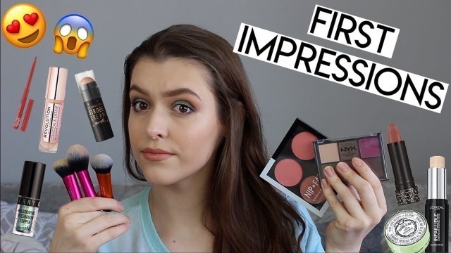 'FIRST IMPRESSIONS - Drugstore Makeup | Makeup With Meg'