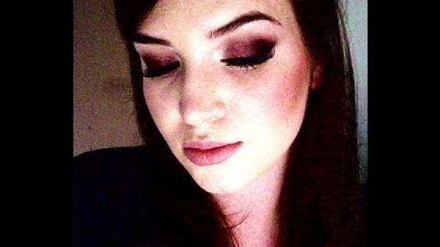 'Smokey Wines \"Holiday Makeup\" Eyes tutorial'