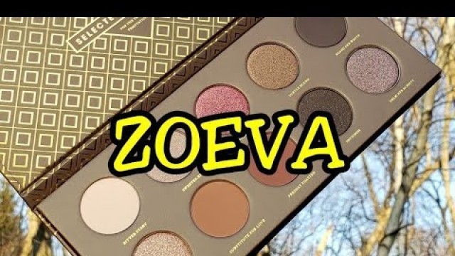 'ZOEVA Cosmetics - Cocoa Blend Eyeshadow Palette Swatches'