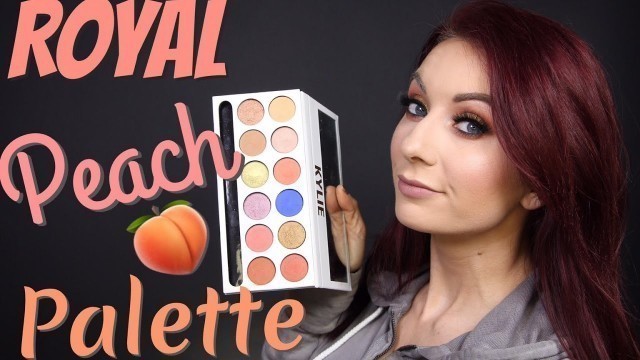 'SMELLS LIKE TOXIC CHEMICALS???? | Kylie Cosmetics Royal Peach Palette'