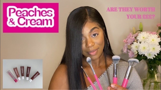 'PEACHES AND CREAM MAKEUP HAUL - REVIEW AND DEMO'