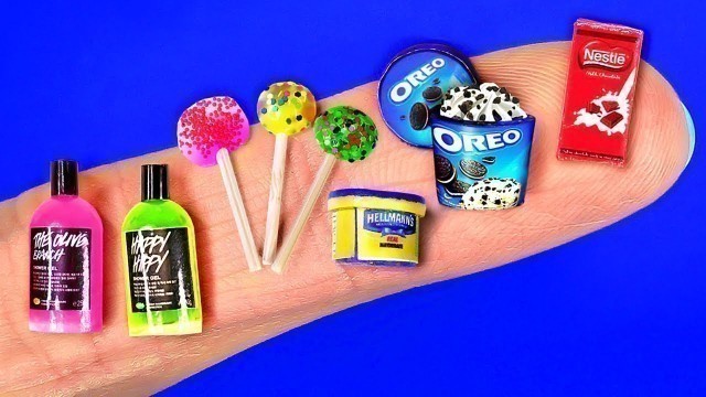 21 DIY Miniature 〜 Cosmetics, Oreo, Nesquik, Milk, Pasta and more