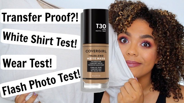 'Covergirl Tru Blend Matte Made Foundation Review (OILY SKIN)'