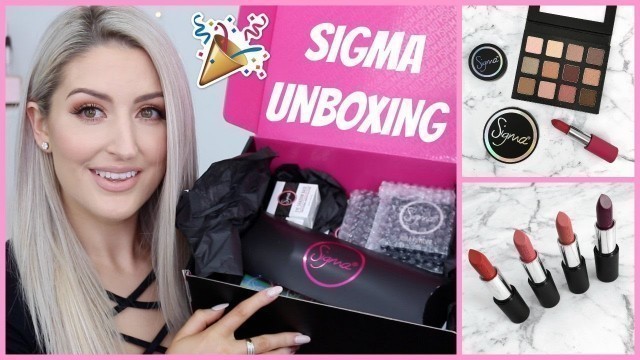 'MAKEUP HAUL | SIGMA BRUSHES | SIGMA BEAUTY'