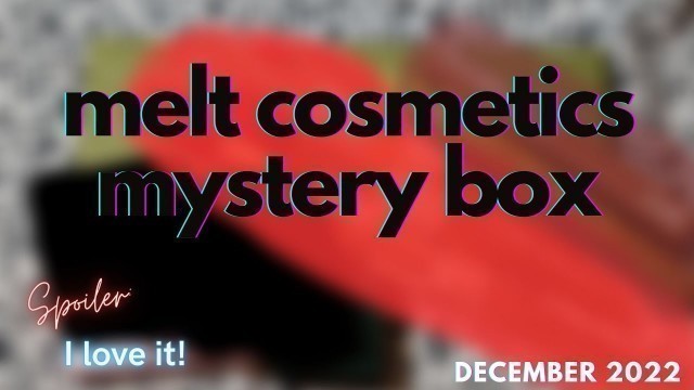 'Melt Cosmetics Mystery Box December 2022'