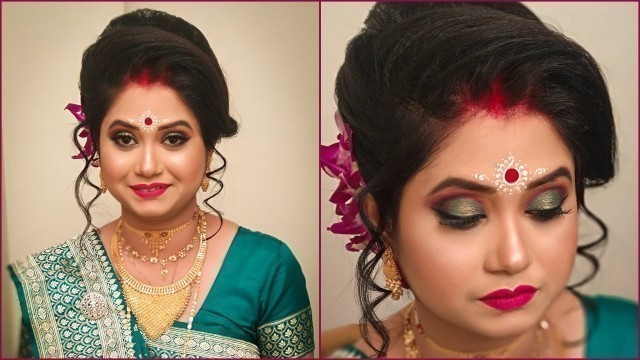 'Bridal Reception Makeup l Full Coverage MAC l HD makeup l MUA Sneha'