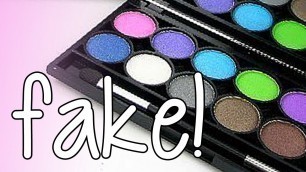 'How to Spot FAKE MAC Eyeshadows!'