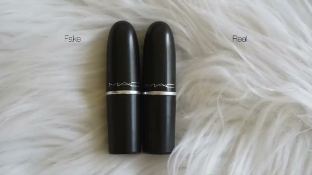 'REAL vs FAKE  MAC Cosmetics Lipstick  Myth  How To Spot'