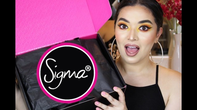 'MY FIRST PR UNBOXING FROM SIGMA BEAUTY!'