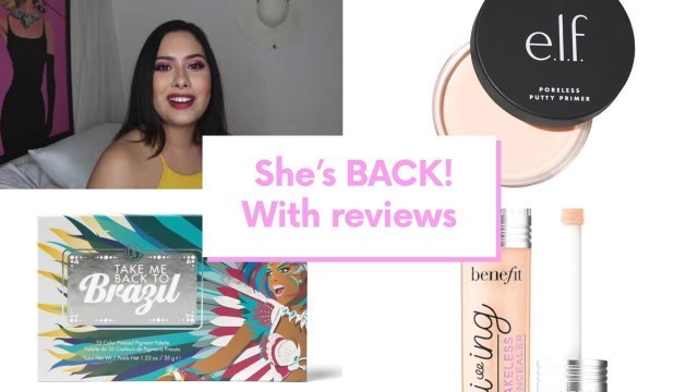 'She\'s BACK!! W/ Boi-ing Cakeless Concealer/BH cosmetics/E.l.f Reviews'