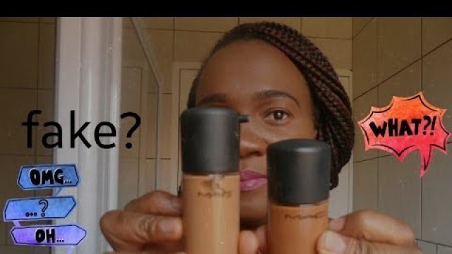 'how to ||spot  Real vs Fake |MAC foundation |Happymomy lifestyle | SouthAfrican based beauty blogger'