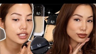 'LET\'S TRY THE NEW KVD GOOD APPLE SERUM FOUNDATION *oily skin wear test*'