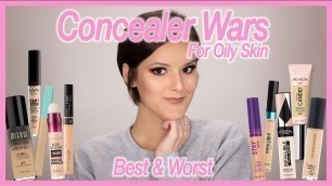 'The Best & Worst Concealers - Concealer Wars Finale - Oily Skin (Drugstore Edition)'