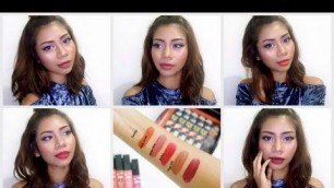 'Bella Cosmetics Rainy Days Lipsticks Swatches'