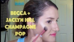 'Review & Comparison Swatches: Becca+Jaclyn Hill collab Champagne Pop!!!!'