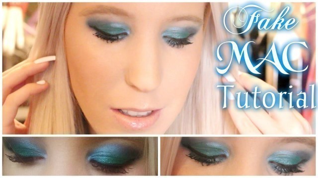 'Mermaid inspired | Fake \'MAC\' eyeshadow tutorial ♥'